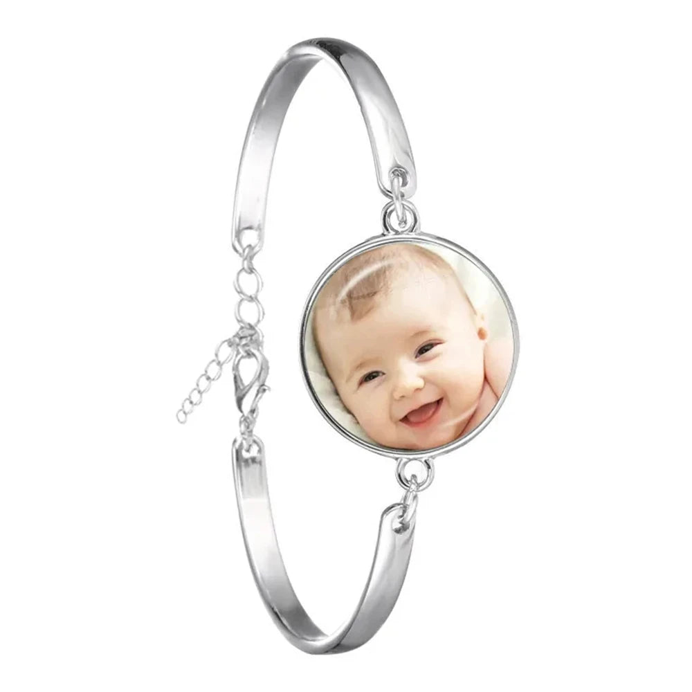 Bracelet Photo Personnalisable –  Cadeau Fait Main Gravé | Ormée