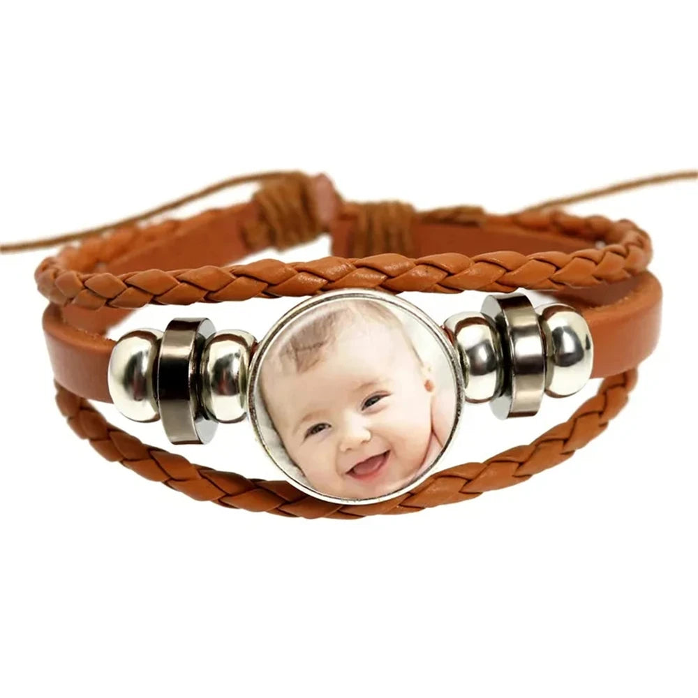 Bracelet Photo Personnalisable –  Cadeau Fait Main Gravé | Ormée