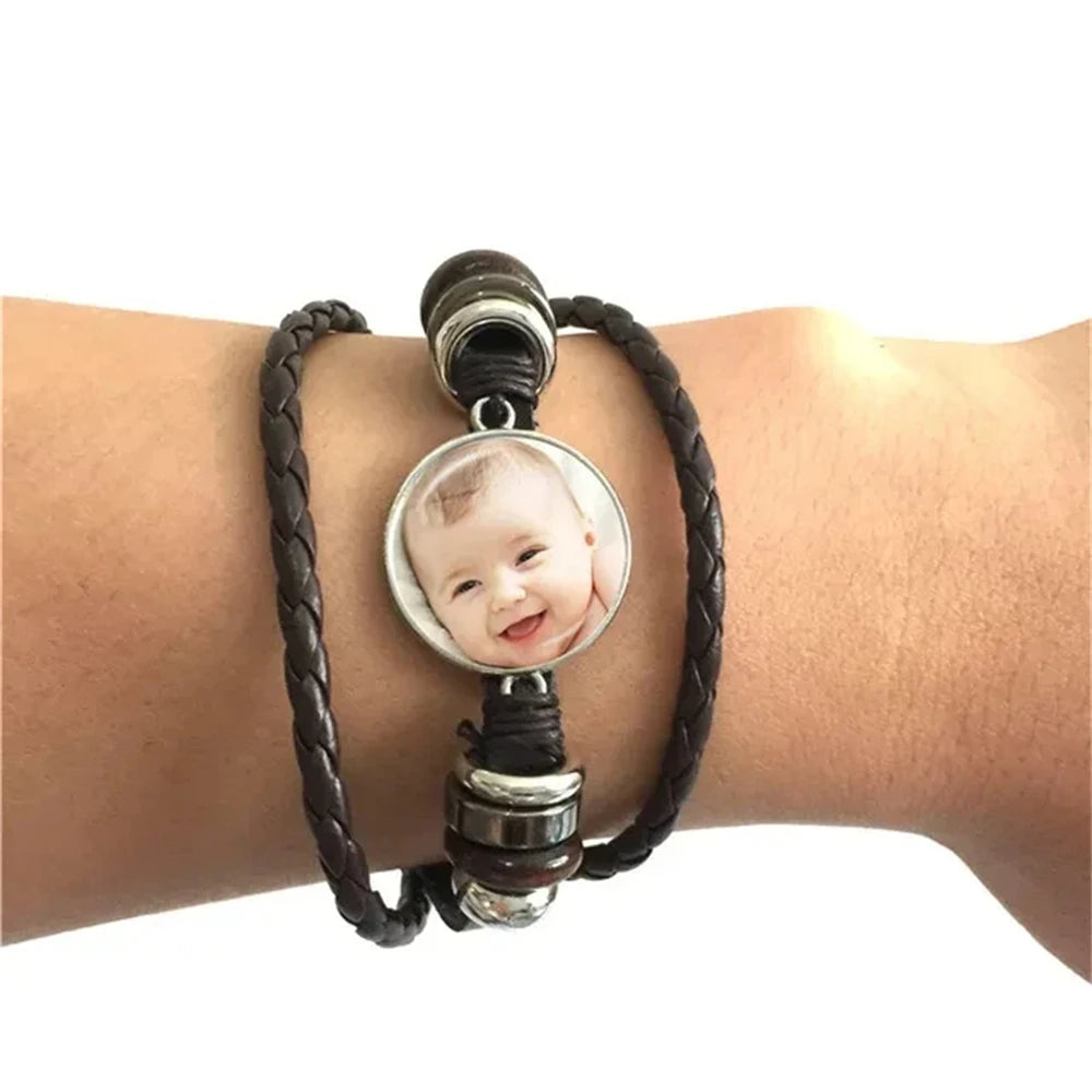 Bracelet Photo Personnalisable –  Cadeau Fait Main Gravé | Ormée