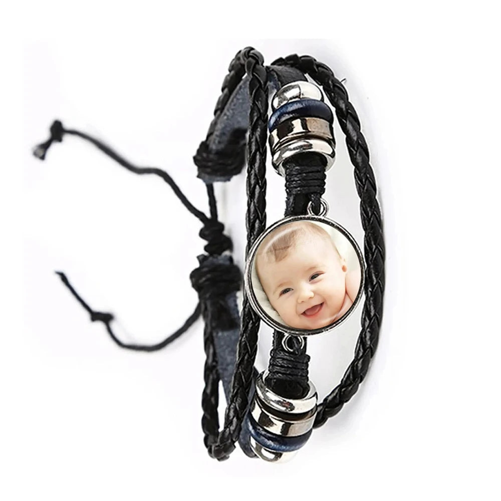 Bracelet Photo Personnalisable –  Cadeau Fait Main Gravé | Ormée