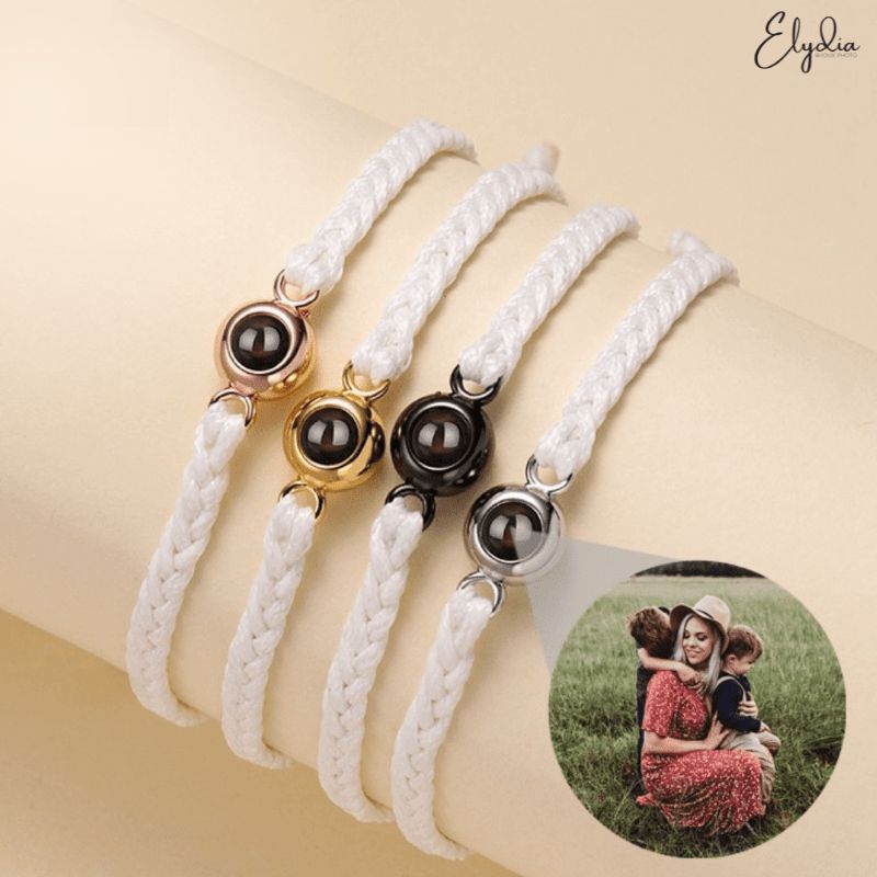 Bracelet Photo Personnalisé Éden - Immortalisez Vos Souvenirs - Ormée